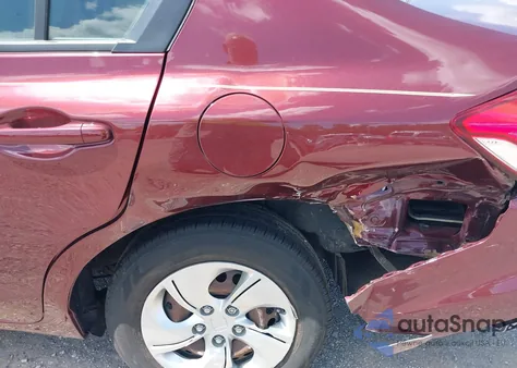 2013 Honda Civic Lx из США, поврежденный, VIN 2HGFB2F53DH599997